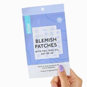 Bliss Blemish Patches with Tea Tree Oil set of 30 NIP